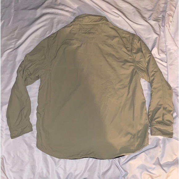 Duluth Trading Hanger Bender Fire Hose Fleece Lined‎ Shacket Nylon Jacket Large - Picture 7 of 10